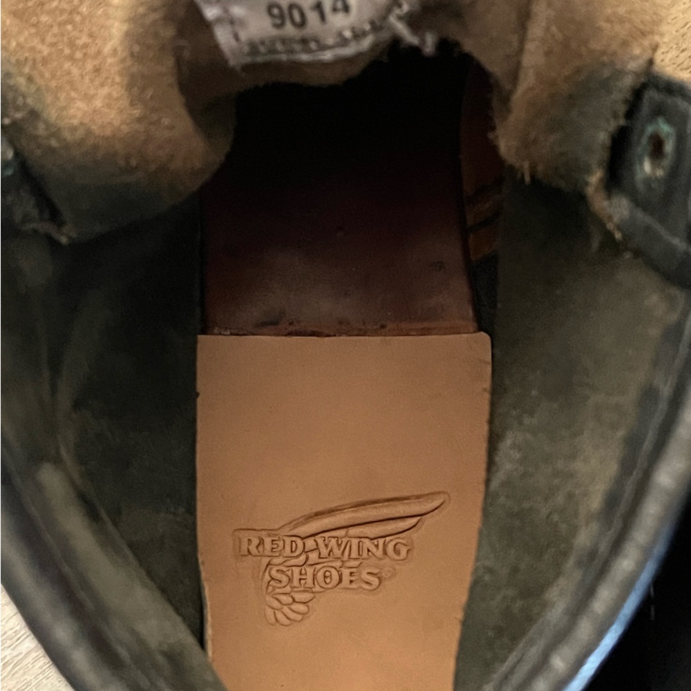 Red Wing Shoes Black Leather Boots - Picture 6 of 10